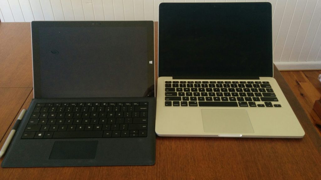 Surface pro 3 Compared to the MacBook Pro