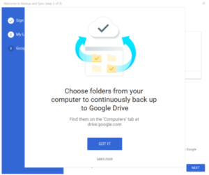 how often does google drive sync