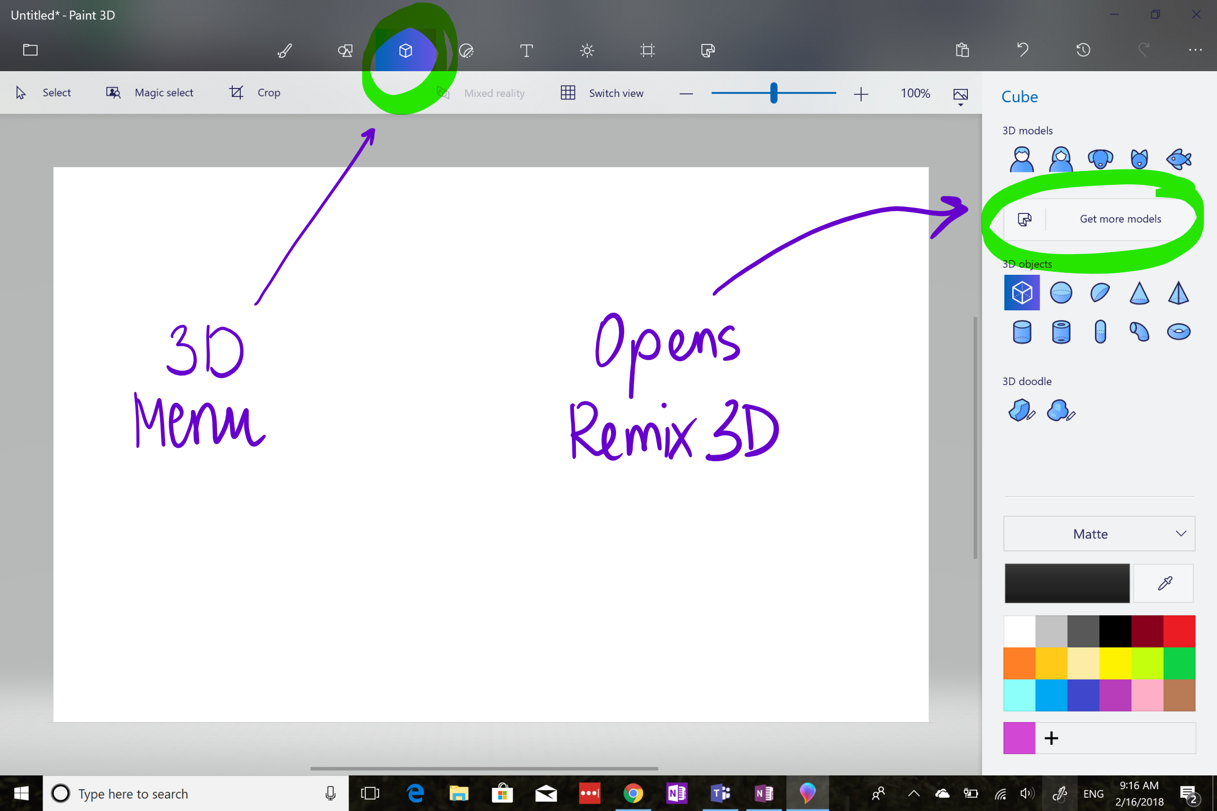 Microsoft Paint 3d Using Technology Better