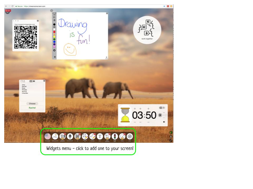 ClassroomScreen – A great, free tool for you and your students! – Using  Technology Better