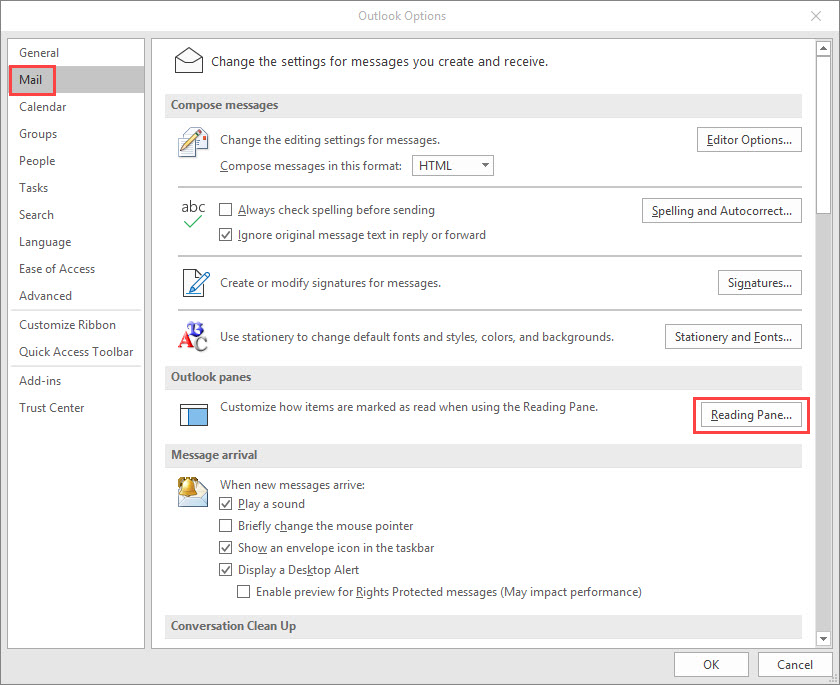 how-to-change-unread-mail-settings-in-microsoft-outlook-using