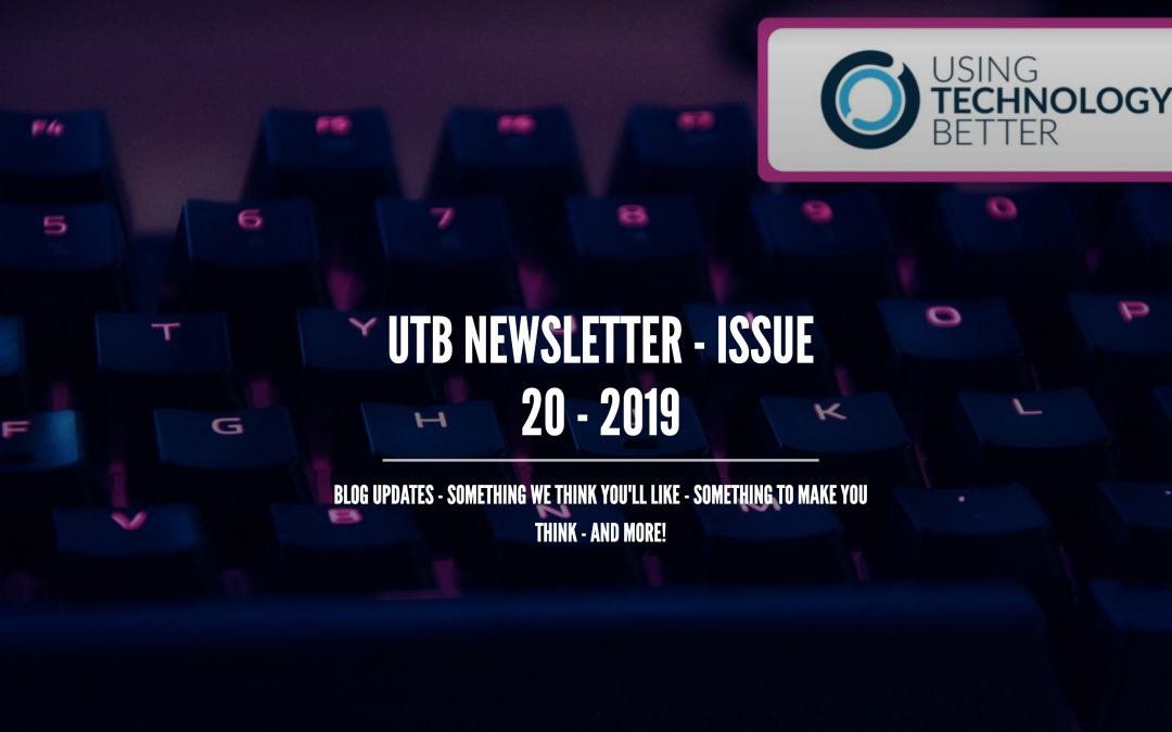 UTB Newsletter – Issue 20 – 2019