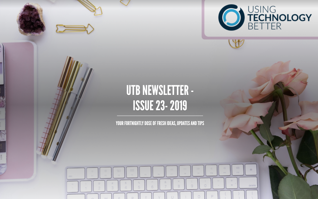 UTB Newsletter – Issue 23 2019