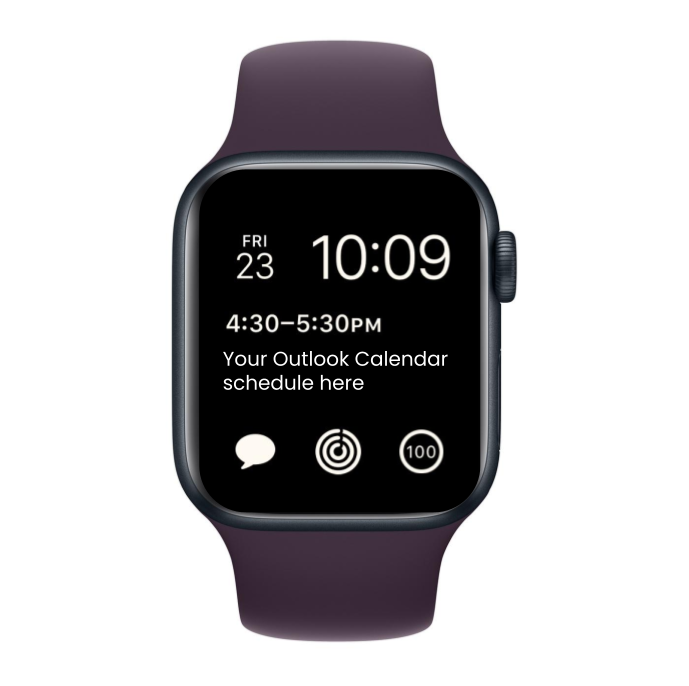 How to sync best sale calendar to apple watch